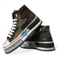Camouflage Canvas High-Top Sneakers