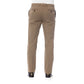 Brown Cotton Men's Trouser