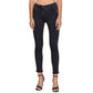 Sleek High-Waist Black Jeggings - Slim Fit Elegance