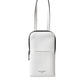 Elegant White Leather Crossbody Phone Bag