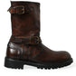 Elegant Mid Calf Leather Boots for Men