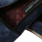 Elegant Navy Suede Leather Espadrilles