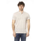 Beige Linen Men T-Shirt