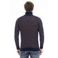 Blue Wool Men Sweater
