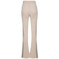 Chic Beige Slim Fit Trousers with Side Bands