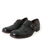 Elegant Black Leather Moccasins Dress Shoes