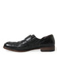 Elegant Black Leather Moccasins Dress Shoes