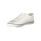 White Polyester Men Sneaker