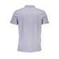 Purple Cotton Men Polo Shirt