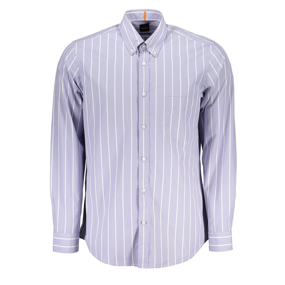 Light Blue Cotton Men Shirt