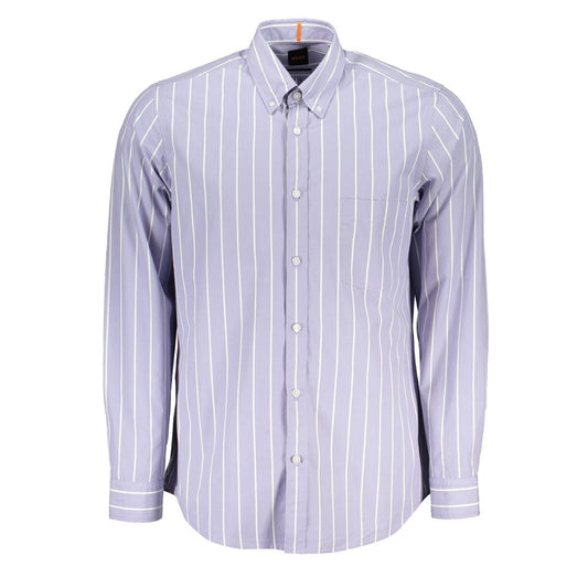 Light Blue Cotton Men Shirt