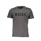 Gray Cotton Men T-Shirt