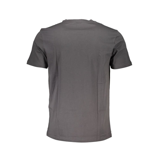 Gray Cotton Men T-Shirt