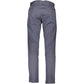 Blue Cotton Men Trouser