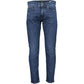 Blue Cotton Men Jeans