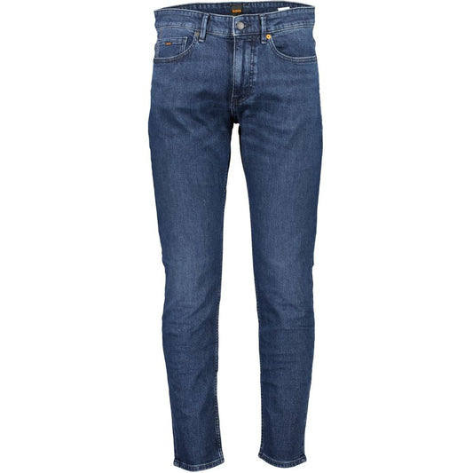 Blue Cotton Men Jeans