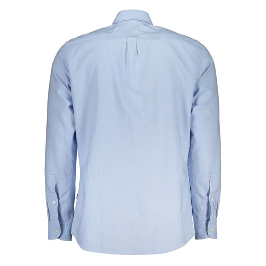Light Blue Cotton Men Shirt
