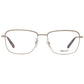 Rose Gold Men Glasses Frame