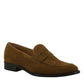 Elegant Tan Brown Suede Loafers for Men