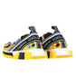Jewel-Embellished Stretch Sneakers in Sunny Yellow