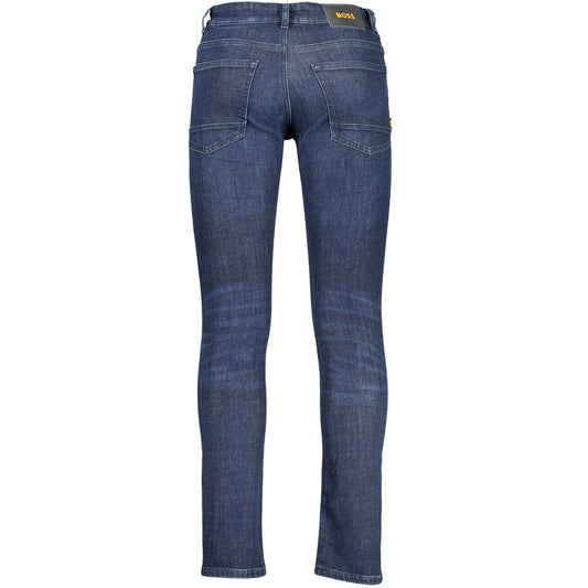 Blue Cotton Men Jeans