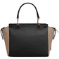 Elegant Two-Tone Calfskin Handbag