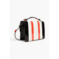 Elegant White Patent Leather Crossbody Bag