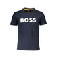 Blue Cotton Men T-Shirt