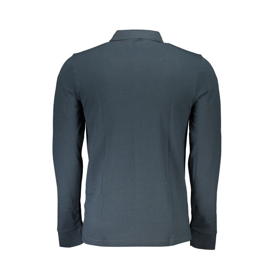 Green Cotton Men Polo Shirt