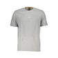 Gray Cotton Men T-Shirt