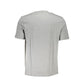 Gray Cotton Men T-Shirt