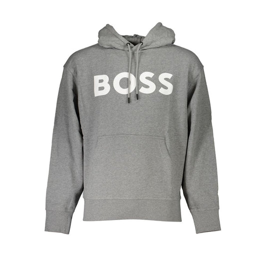 Gray Cotton Men Sweater
