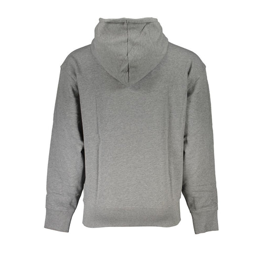 Gray Cotton Men Sweater