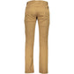 Brown Cotton Men Pant