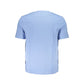 Light Blue Cotton Men T-Shirt