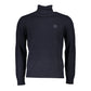 Blue Cotton Men Sweater