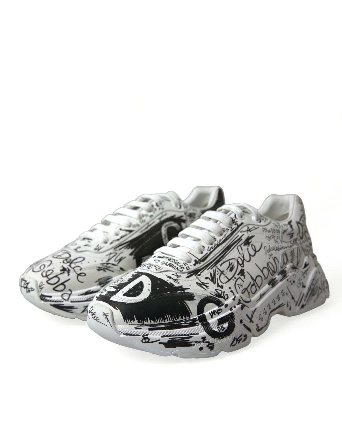 Hand-Painted Daymaster Leather Sneakers