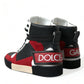 Debonair Calfskin High-Top Sneakers