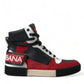 Debonair Calfskin High-Top Sneakers