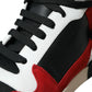 Debonair Calfskin High-Top Sneakers