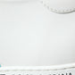 Elegant White and Blue Leather Sneakers