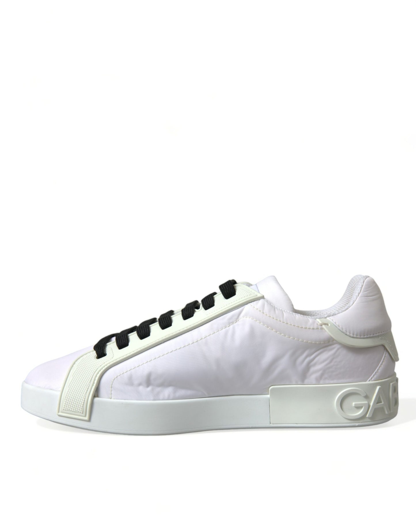 Elegant Off-White Leather Sneakers