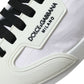 Elegant Off-White Leather Sneakers