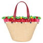 Multicolor Canvas Leather Handbag
