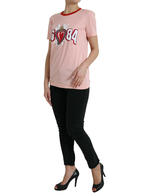 Sacred Heart Cotton Crew Neck Tee
