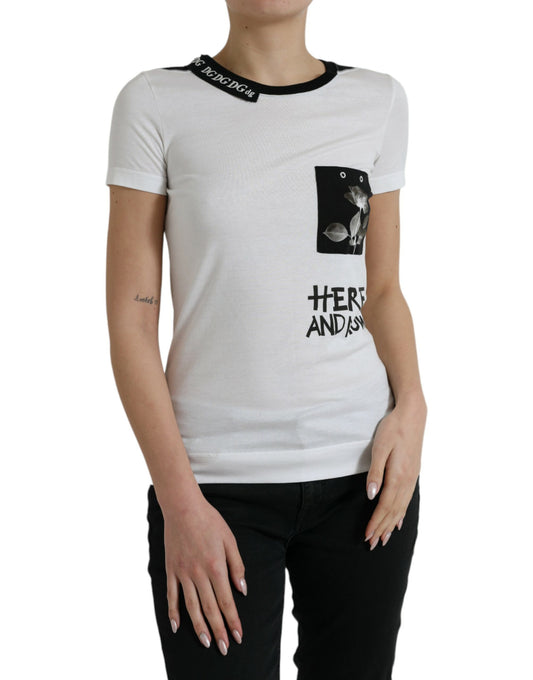 Chic Monochrome Crew Neck Tee