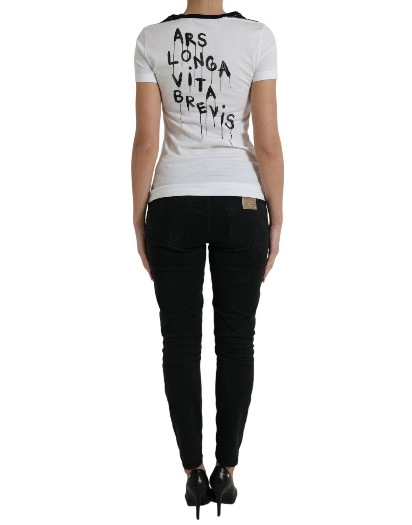 Chic Monochrome Crew Neck Tee