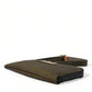 Elegant Dark Green Nylon-Leather Pouch