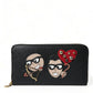 Elegant Continental Leather Zipper Wallet