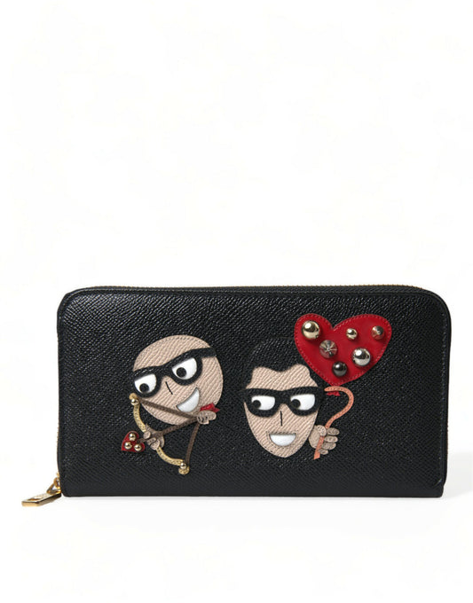 Elegant Continental Leather Zipper Wallet